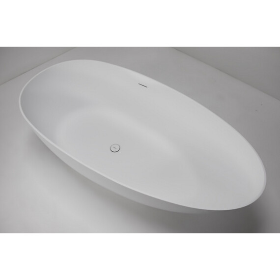 ВАННА ИЗ ИСКУССТВЕННОГО КАМНЯ ABBER STEIN AS9611NM-1.7 БЕЛАЯ МАТОВАЯ