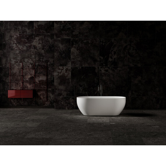 ВАННА ИЗ ИСКУССТВЕННОГО КАМНЯ ABBER STEIN AS9613-1.6 БЕЛАЯ МАТОВАЯ