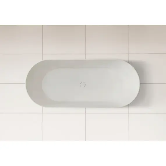 ВАННА ИЗ ИСКУССТВЕННОГО КАМНЯ ABBER STEIN AS9622 БЕЛАЯ МАТОВАЯ