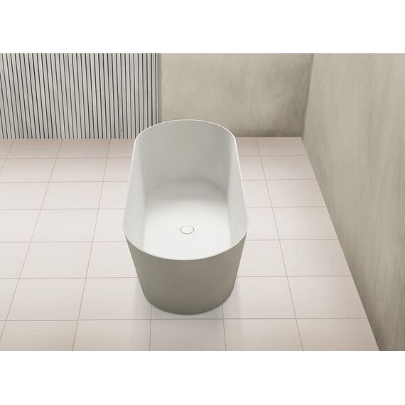 ВАННА ИЗ ИСКУССТВЕННОГО КАМНЯ ABBER STEIN AS9622 БЕЛАЯ МАТОВАЯ