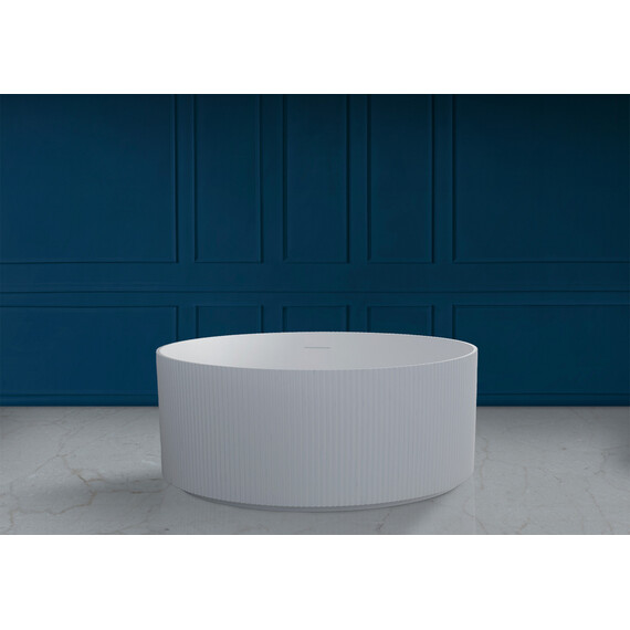 ВАННА ИЗ ИСКУССТВЕННОГО КАМНЯ ABBER STEIN AS9679 БЕЛАЯ МАТОВАЯ