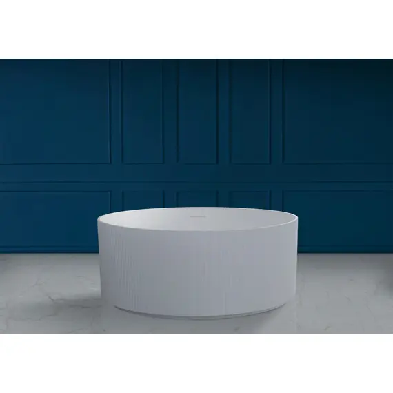 ВАННА ИЗ ИСКУССТВЕННОГО КАМНЯ ABBER STEIN AS9679 БЕЛАЯ МАТОВАЯ