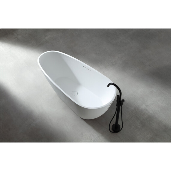 ВАННА ИЗ ИСКУССТВЕННОГО КАМНЯ ABBER DORTMUND AM9911 БЕЛАЯ МАТОВАЯ