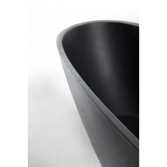 ВАННА ИЗ ИСКУССТВЕННОГО КАМНЯ ABBER DORTMUND AM9911B ЧЕРНАЯ МАТОВАЯ