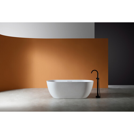 ВАННА ИЗ ИСКУССТВЕННОГО КАМНЯ ABBER FRANKFURT AM9941 БЕЛАЯ МАТОВАЯ