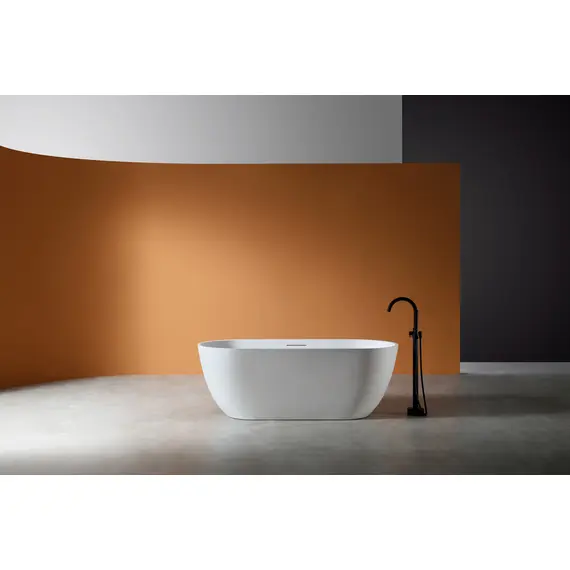 ВАННА ИЗ ИСКУССТВЕННОГО КАМНЯ ABBER FRANKFURT AM9941 БЕЛАЯ МАТОВАЯ