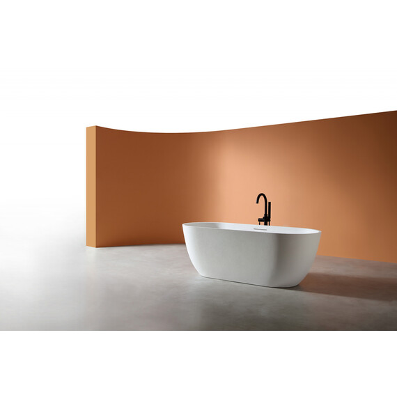 ВАННА ИЗ ИСКУССТВЕННОГО КАМНЯ ABBER FRANKFURT AM9941 БЕЛАЯ МАТОВАЯ