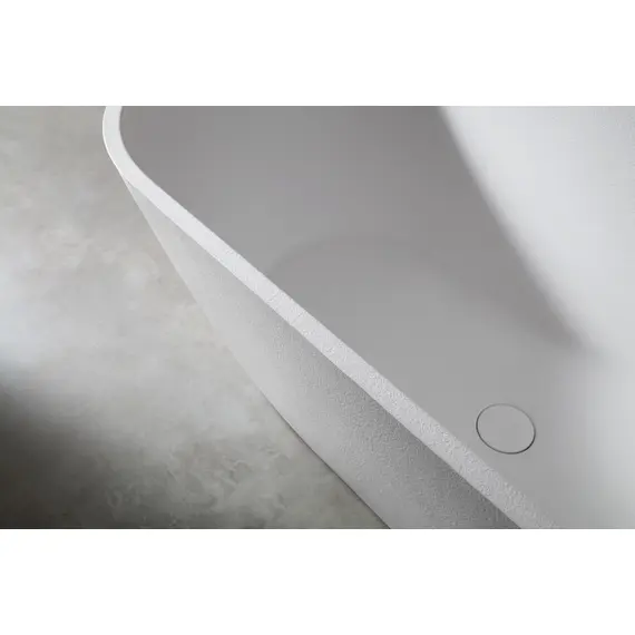 ВАННА ИЗ ИСКУССТВЕННОГО КАМНЯ ABBER FRANKFURT AM9941 БЕЛАЯ МАТОВАЯ
