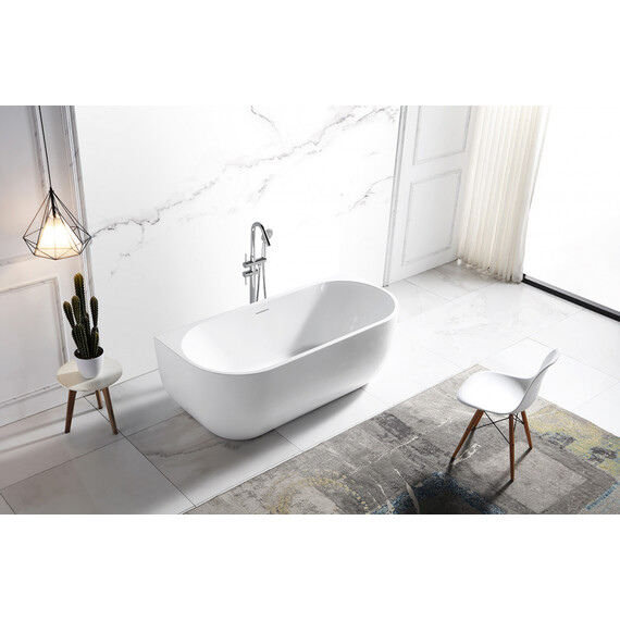 АКРИЛОВАЯ ВАННА ABBER AB9316 БЕЛАЯ