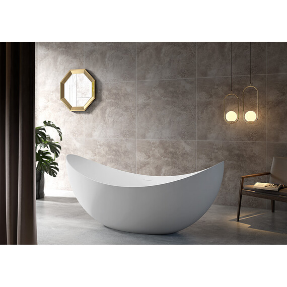 АКРИЛОВАЯ ВАННА ABBER AB9333 БЕЛАЯ