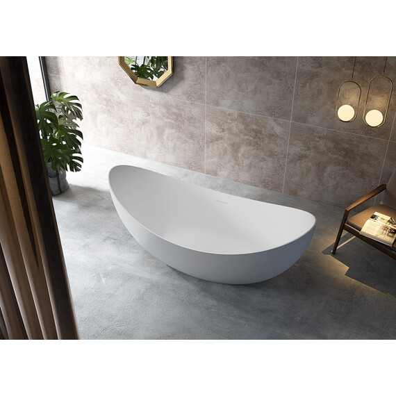 АКРИЛОВАЯ ВАННА ABBER AB9333 БЕЛАЯ