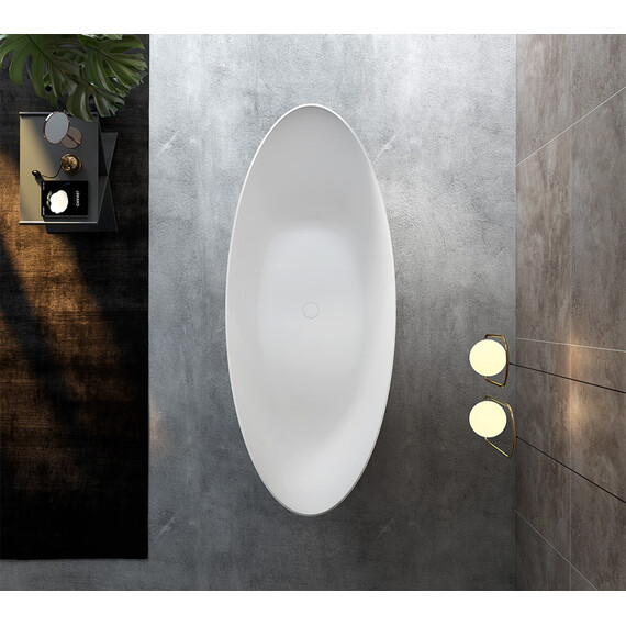 АКРИЛОВАЯ ВАННА ABBER AB9333 БЕЛАЯ