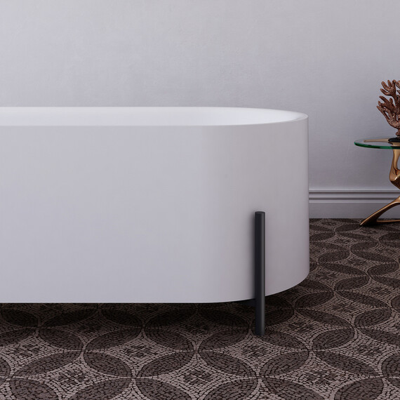 АКРИЛОВАЯ ВАННА ABBER AB9443 БЕЛАЯ