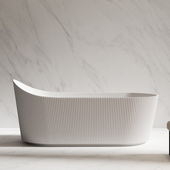 АКРИЛОВАЯ ВАННА ABBER AB9445MW БЕЛАЯ МАТОВАЯ