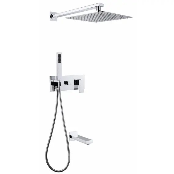 ДУШЕВАЯ СИСТЕМА ABBER DAHEIM AF8217 СКРЫТОГО МОНТАЖА С ИЗЛИВОМ, ХРОМ