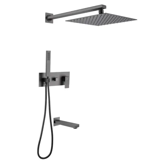 ДУШЕВАЯ СИСТЕМА ABBER DAHEIM AF8217NG СКРЫТОГО МОНТАЖА С ИЗЛИВОМ, НИКЕЛЬ