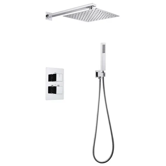 ДУШЕВАЯ СИСТЕМА ABBER DAHEIM AF8251 СКРЫТОГО МОНТАЖА БЕЗ ИЗЛИВА, ТЕРМОСТАТ, ХРОМ