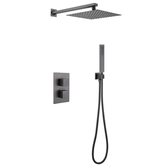 ДУШЕВАЯ СИСТЕМА ABBER DAHEIM AF8251NG СКРЫТОГО МОНТАЖА БЕЗ ИЗЛИВА, ТЕРМОСТАТ, НИКЕЛЬ