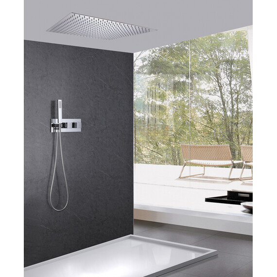 ДУШЕВАЯ СИСТЕМА ABBER DAHEIM AF8255 СКРЫТОГО МОНТАЖА БЕЗ ИЗЛИВА, ТЕРМОСТАТ, ХРОМ