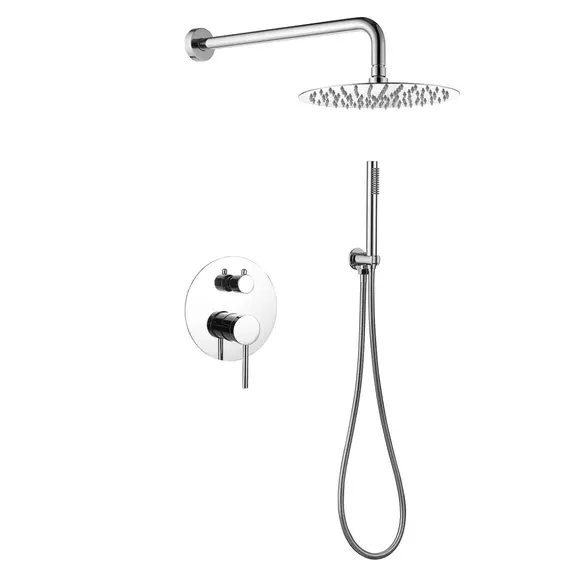 ДУШЕВАЯ СИСТЕМА ABBER EMOTION AF8818 СКРЫТОГО МОНТАЖА БЕЗ ИЗЛИВА, ХРОМ