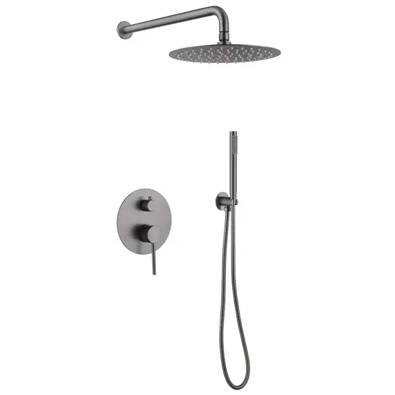 ДУШЕВАЯ СИСТЕМА ABBER EMOTION AF8818NG СКРЫТОГО МОНТАЖА БЕЗ ИЗЛИВА, НИКЕЛЬ