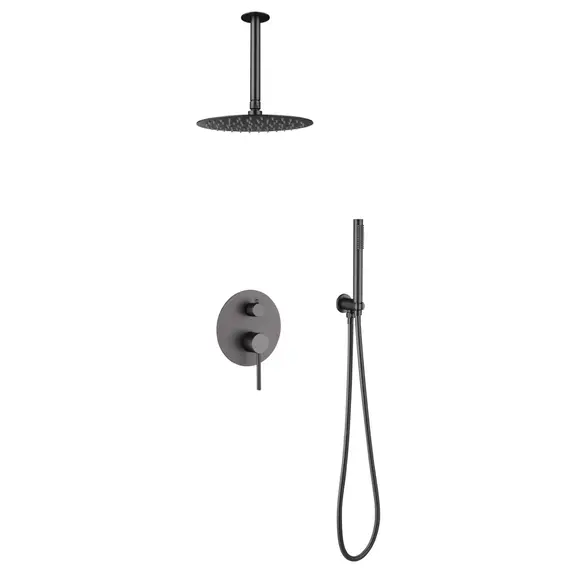 ДУШЕВАЯ СИСТЕМА ABBER EMOTION AF8821NG СКРЫТОГО МОНТАЖА БЕЗ ИЗЛИВА, НИКЕЛЬ