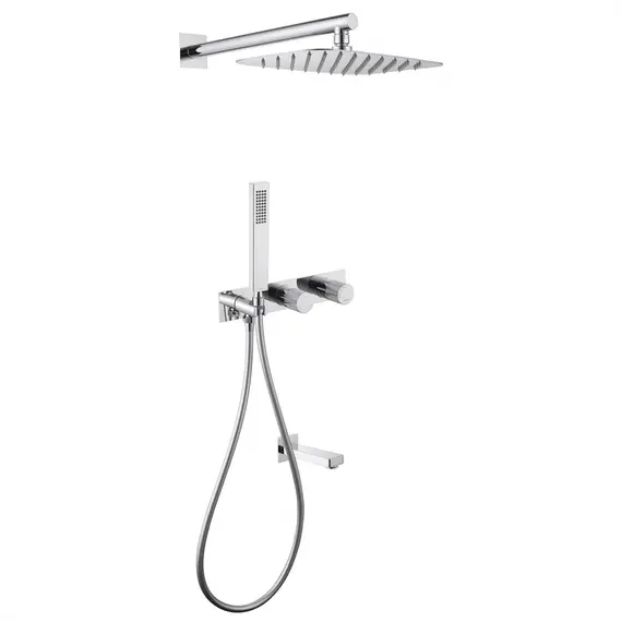 ДУШЕВАЯ СИСТЕМА ABBER RUND AF8717 СКРЫТОГО МОНТАЖА С ИЗЛИВОМ, ХРОМ