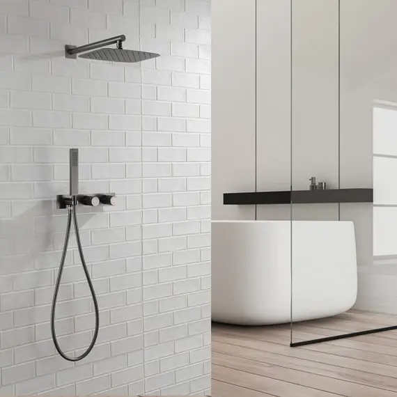 ДУШЕВАЯ СИСТЕМА ABBER RUND AF8718NG СКРЫТОГО МОНТАЖА БЕЗ ИЗЛИВА, НИКЕЛЬ