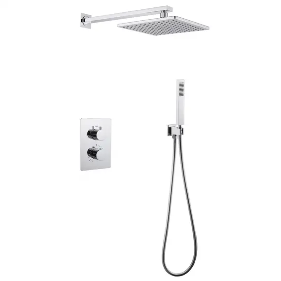 ДУШЕВАЯ СИСТЕМА ABBER WEISS INSEL AF8051 СКРЫТОГО МОНТАЖА БЕЗ ИЗЛИВА, ТЕРМОСТАТ, ХРОМ