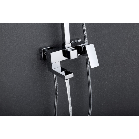 ДУШЕВАЯ СТОЙКА ABBER DAHEIM AF8216 С ИЗЛИВОМ, ХРОМ