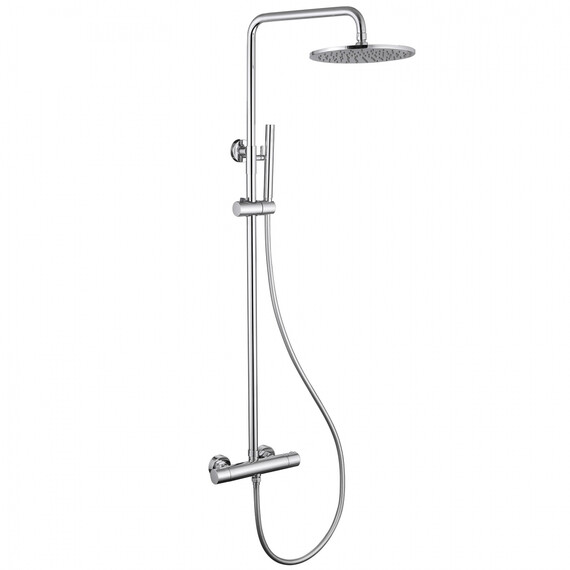ДУШЕВАЯ СТОЙКА ABBER WASSER KREIS AF8160L С ТЕРМОСТАТОМ БЕЗ ИЗЛИВА, ХРОМ