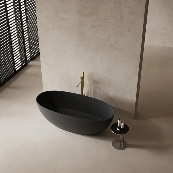 КАРБОНОВАЯ ВАННА ABBER KARBON AK9001-1.7 ЧЕРНАЯ