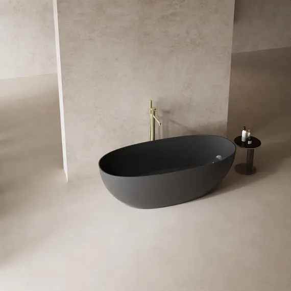 КАРБОНОВАЯ ВАННА ABBER KARBON AK9001-1.7 ЧЕРНАЯ