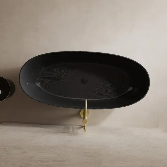 КАРБОНОВАЯ ВАННА ABBER KARBON AK9001-1.7 ЧЕРНАЯ