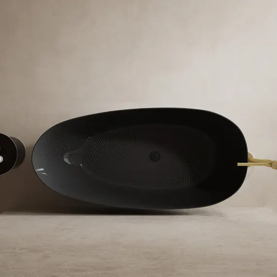 КАРБОНОВАЯ ВАННА ABBER KARBON AK9011-1.7 ЧЕРНАЯ