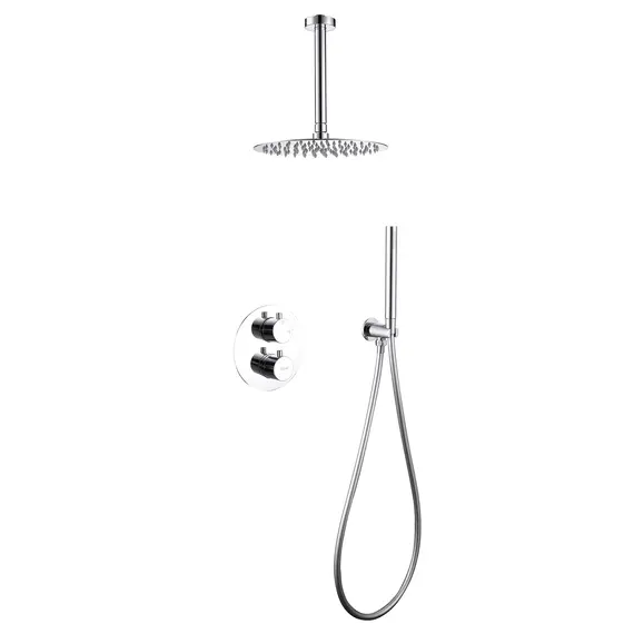 ДУШЕВАЯ СИСТЕМА ABBER WASSER KREIS AF8121 СКРЫТОГО МОНТАЖА БЕЗ ИЗЛИВА, ХРОМ