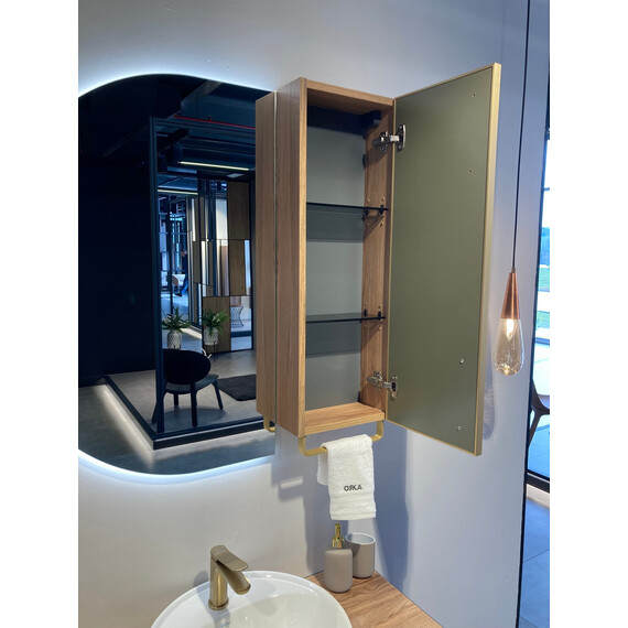 ШКАФЧИК ORKA SALERNO 30 ПОДВЕСНОЙ, ЦВЕТ SARDINIA, РУЧКА ЗОЛОТО ШКАФЧИК ORKA SALERNO 30 ПОДВЕСНОЙ, ЦВЕТ SARDINIA, РУЧКА ЗОЛОТО