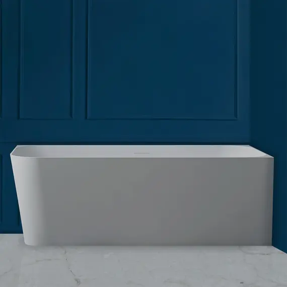 ВАННА ИЗ ИСКУССТВЕННОГО КАМНЯ ABBER STEIN AS9621-1.7 R БЕЛАЯ МАТОВАЯ