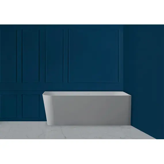 ВАННА ИЗ ИСКУССТВЕННОГО КАМНЯ ABBER STEIN AS9621-1.7 R БЕЛАЯ МАТОВАЯ