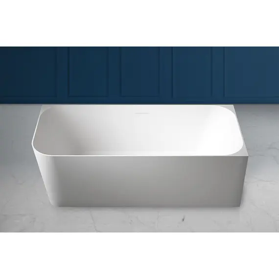 ВАННА ИЗ ИСКУССТВЕННОГО КАМНЯ ABBER STEIN AS9621-1.7 R БЕЛАЯ МАТОВАЯ
