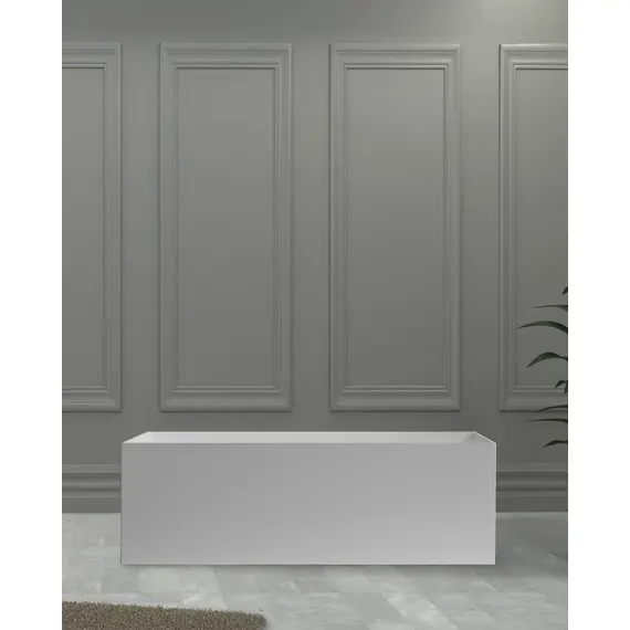 ВАННА ИЗ ИСКУССТВЕННОГО КАМНЯ ABBER STEIN AS9640-1.7 БЕЛАЯ МАТОВАЯ