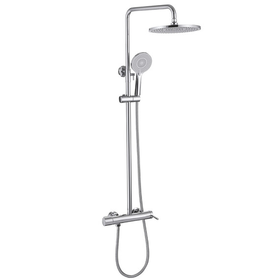 ДУШЕВАЯ СТОЙКА ABBER EMOTION AF8816 С ИЗЛИВОМ, ХРОМ