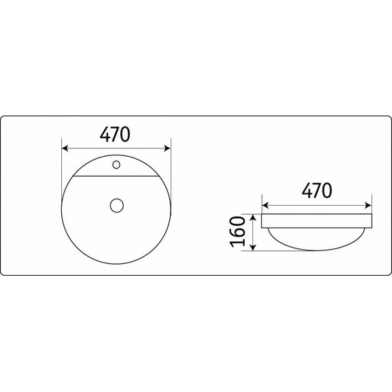 УМЫВАЛЬНИК CERAMALUX 7067A