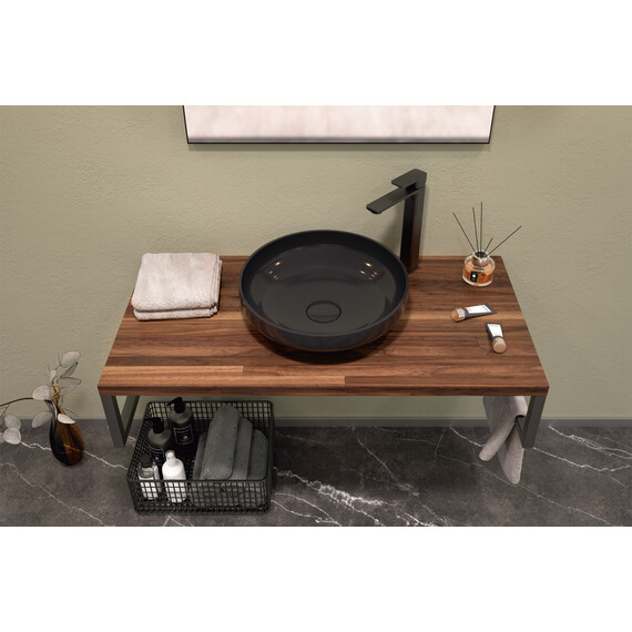 КОНСОЛЬ ПОД РАКОВИНУ ORKA KESTEL 95 ПОДВЕСНАЯ, ОРЕХ