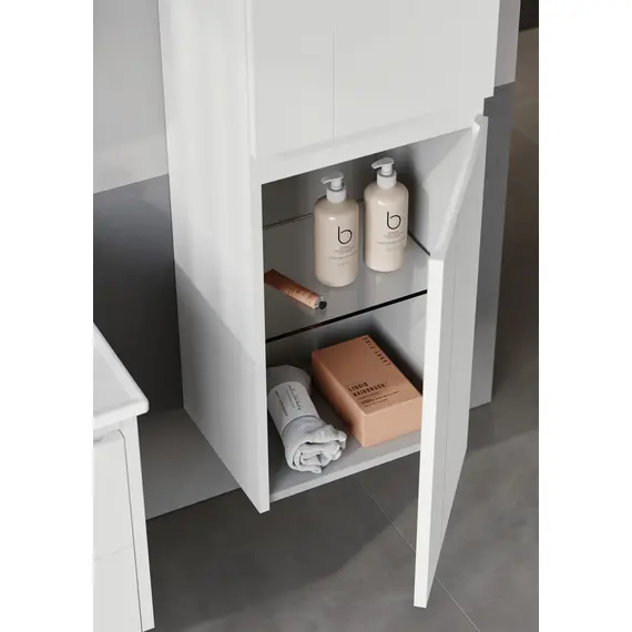 ПЕНАЛ ORKA LIKYA 40 БЕЛЫЙ МАТОВЫЙ, УНИВЕРСАЛЬНЫЙ