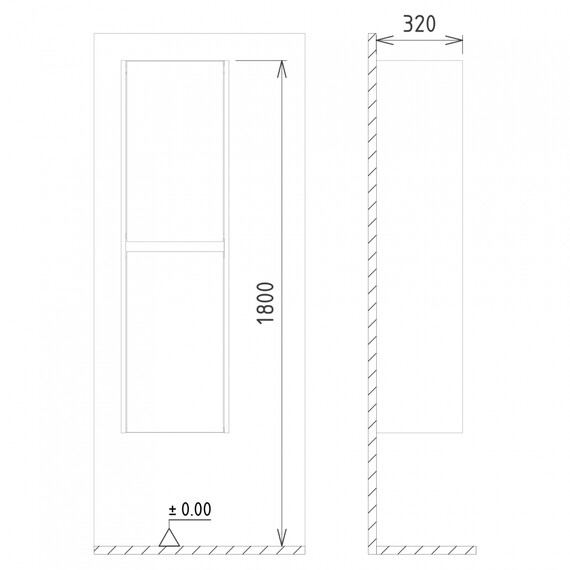 ПЕНАЛ ORKA LISBON 40 БЕЛЫЙ МАТОВЫЙ, УНИВЕРСАЛЬНЫЙ ПЕНАЛ ORKA LISBON 40 БЕЛЫЙ МАТОВЫЙ, УНИВЕРСАЛЬНЫЙ