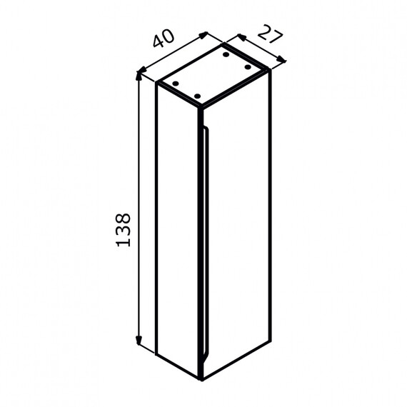 ПЕНАЛ ORKA MALTA 40 КАШЕМИРОВЫЙ МАТОВЫЙ, УНИВЕРСАЛЬНЫЙ