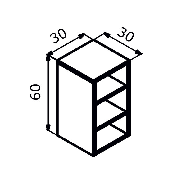 ТУМБА ORKA KNIDOS 30 ПОДВЕСНАЯ, LEGNANO