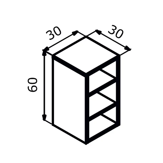 ТУМБА ORKA KNIDOS 30 ПОДВЕСНАЯ, LEGNANO