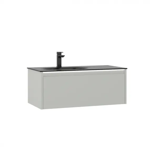 ТУМБА С РАКОВИНОЙ ORKA LISBON 90 ПОДВЕСНАЯ, КАШЕМИРОВЫЙ МАТОВЫЙ